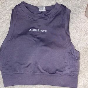 Ozone crop bra in lavender